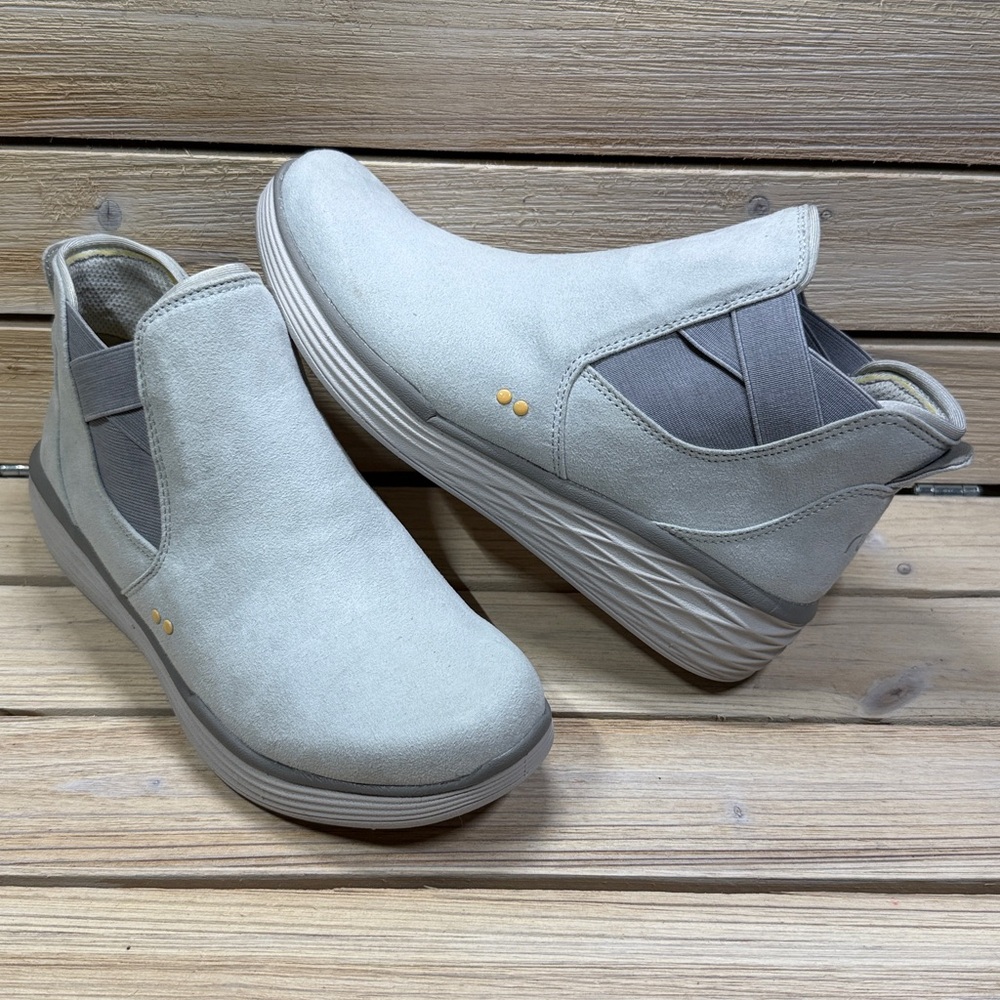 Ryka Womens Noelle Gray Slip On Fashion Casual Sneakers Size 7.5M